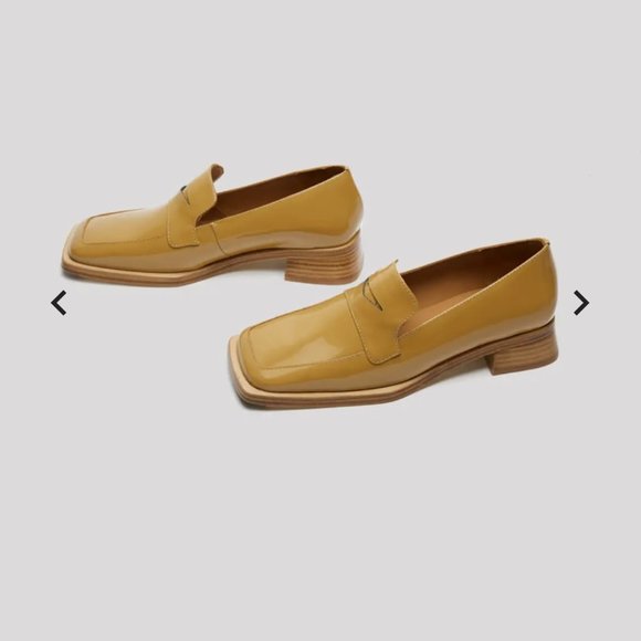 Miista Yellow Loafers - Picture 3 of 5